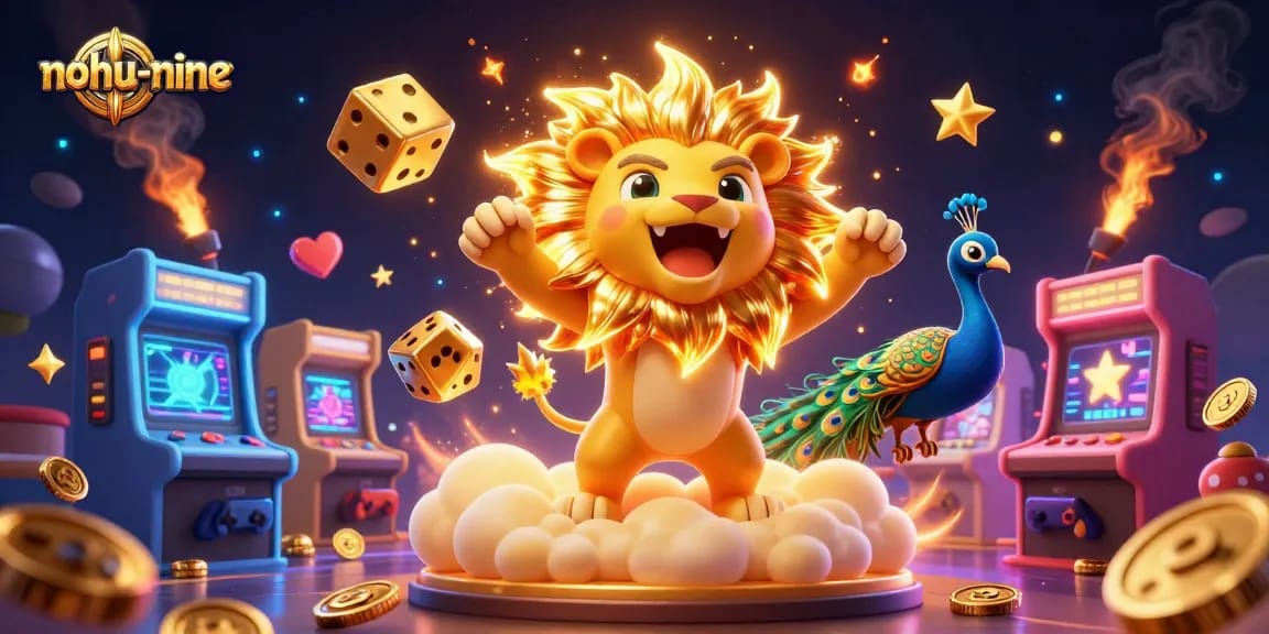 Noh-nine casino game scene featuring lively characters and colorful gaming elements for player's excitement.