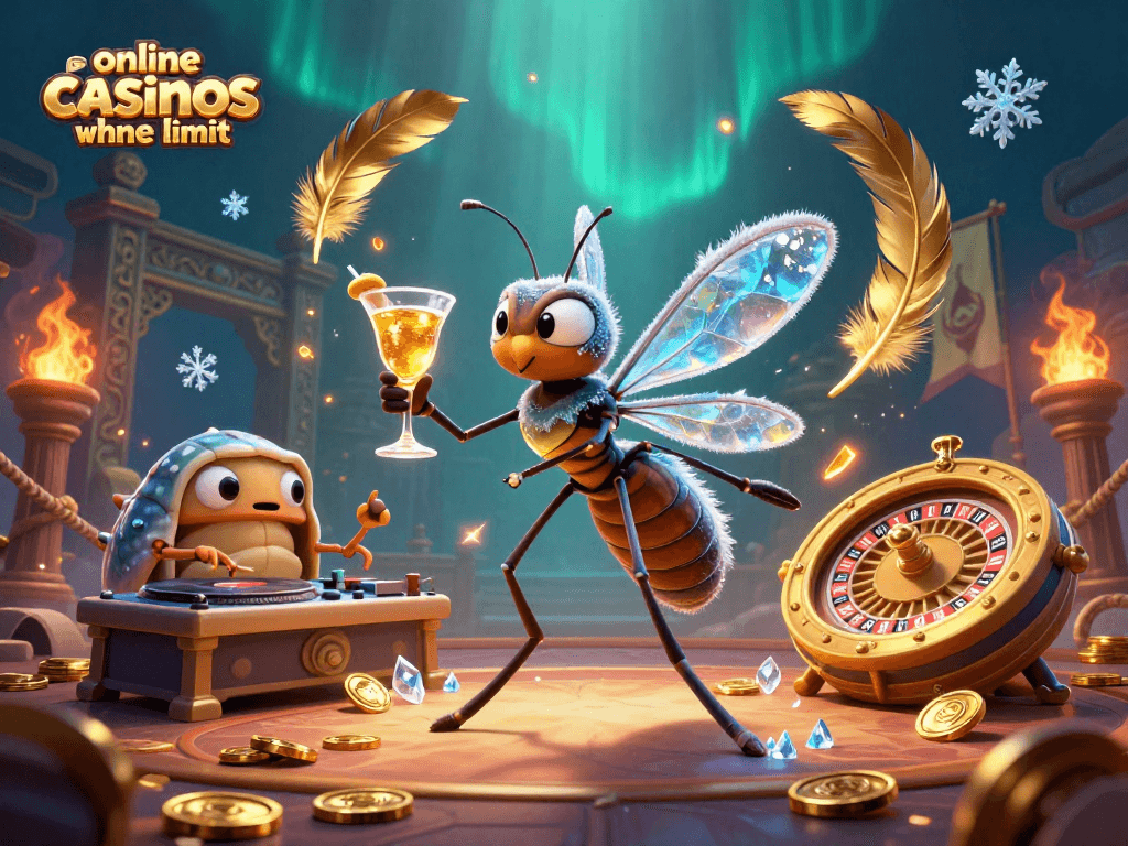 Experience the excitement of online casinos ohne limit with vibrant characters and dynamic gambling elements.