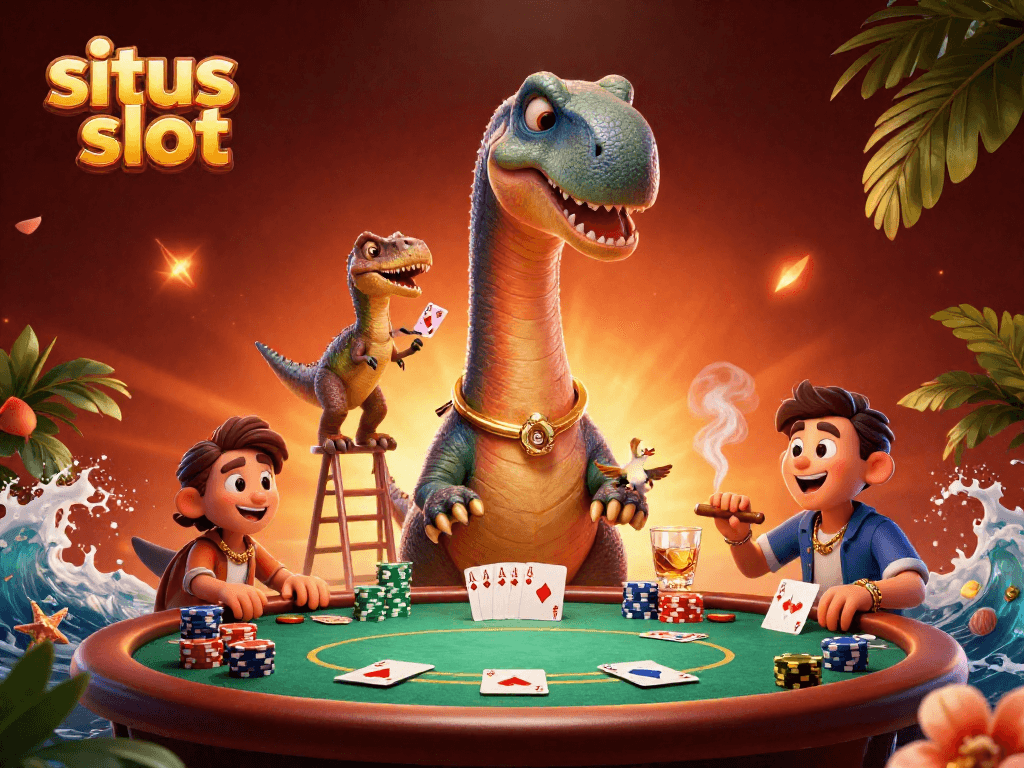 Menangkan permainan di situs slot dengan brontosaurus raksasa dan dealer cerdas.
