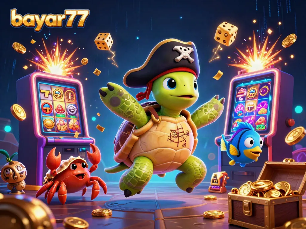 Join the fun with bayar77 featuring vibrant casino characters and jackpot games!