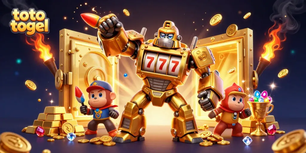 Menangkan permainan toto togel dengan pengalaman visual mewah dan ikon jackpot yang menonjol.