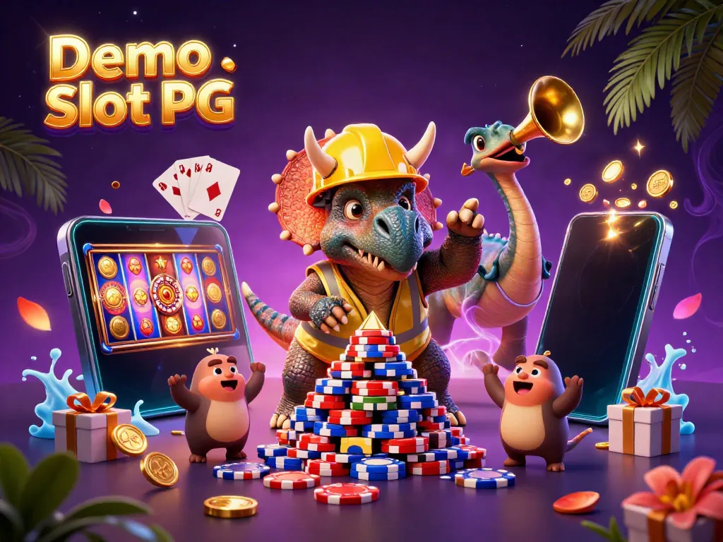 Experience thrilling gameplay with Demo Slot PG, featuring a vibrant scene of charismatic characters and dynamic gaming elements.