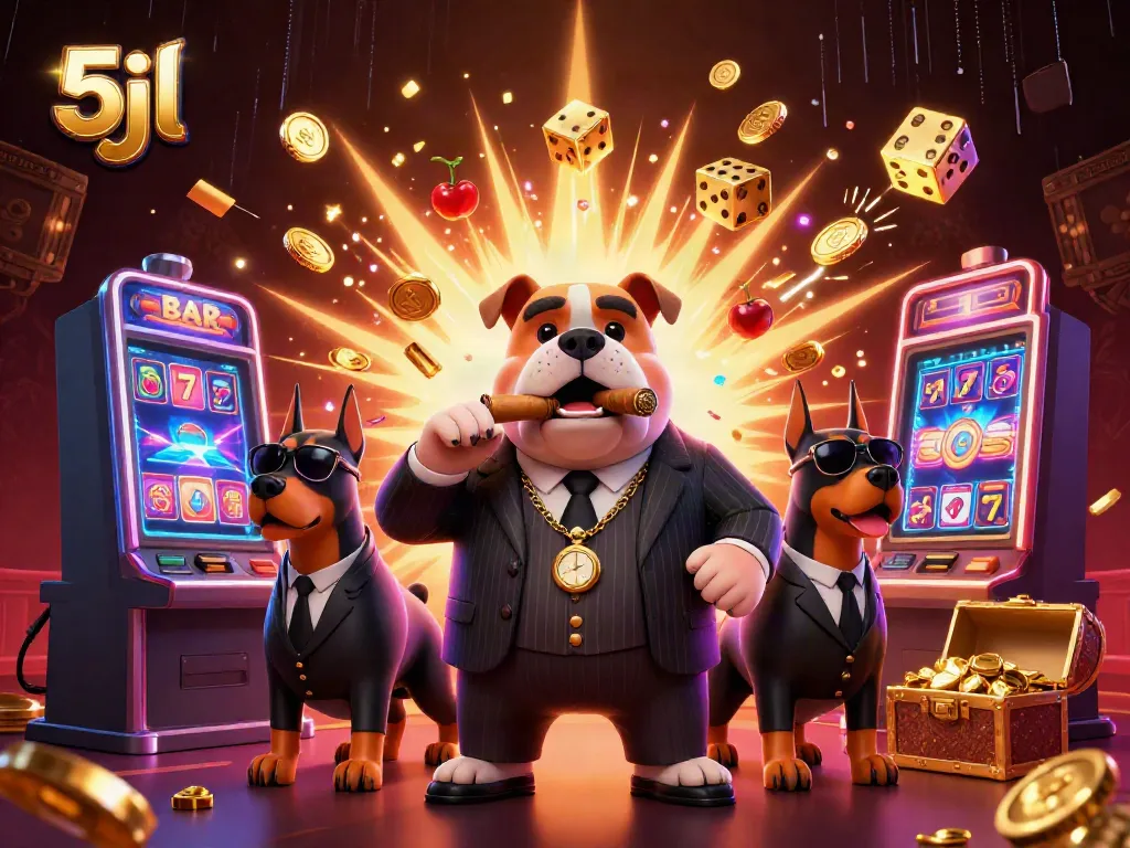 Experience the excitement of 5jl casino gaming with a vibrant scene of characters and symbols.