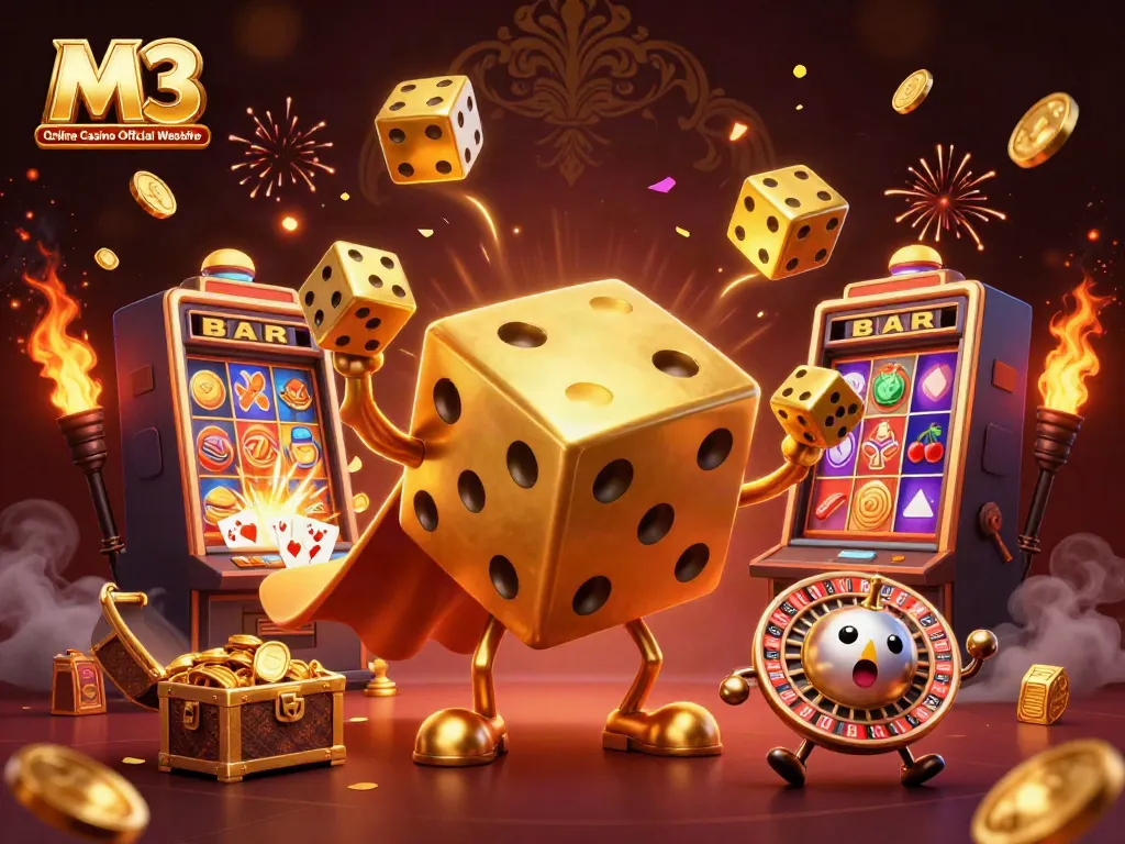 Engage with vibrant gameplay at M3 Online Casino Official Website featuring energetic casino elements.