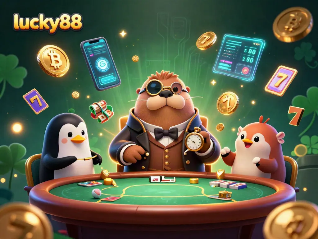 Engage with lucky88 and experience thrilling poker action in a vibrant underwater casino scene.