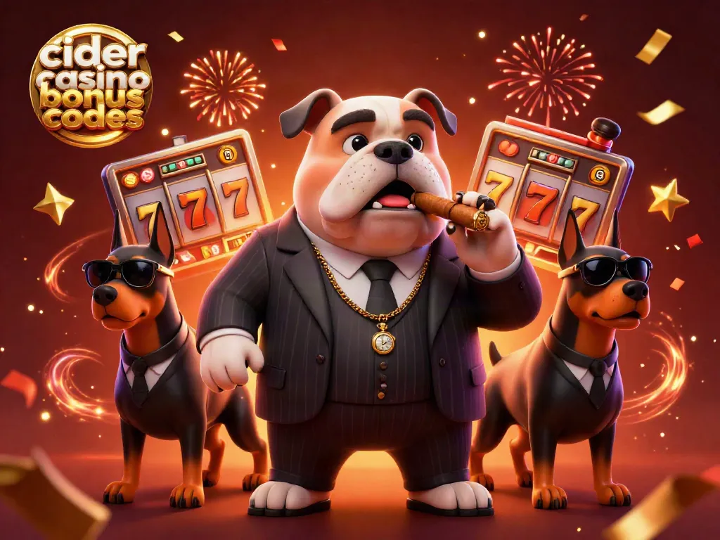 Win rewards with cider casino bonus codes while surrounded by lucky slot symbols and vibrant visuals