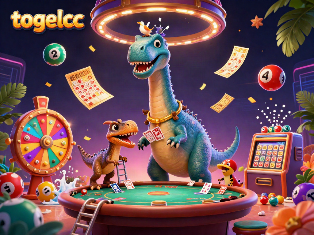 Experience thrilling gameplay at togelcc with vibrant lottery balls and dynamic casino elements.