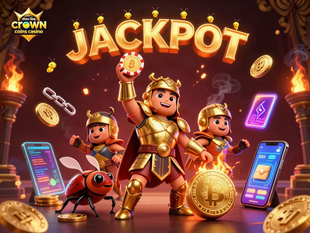 Join one exciting scene as cartoon beetles celebrate with sites like crown coins casino.