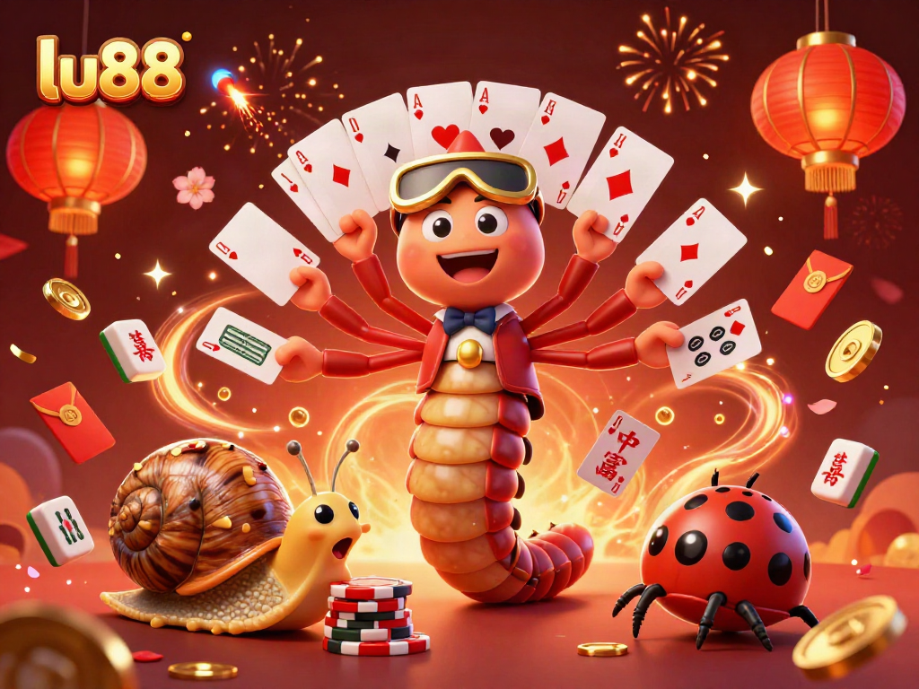 Experience thrilling gaming at lu88 with vibrant 3D characters and dynamic casino elements.