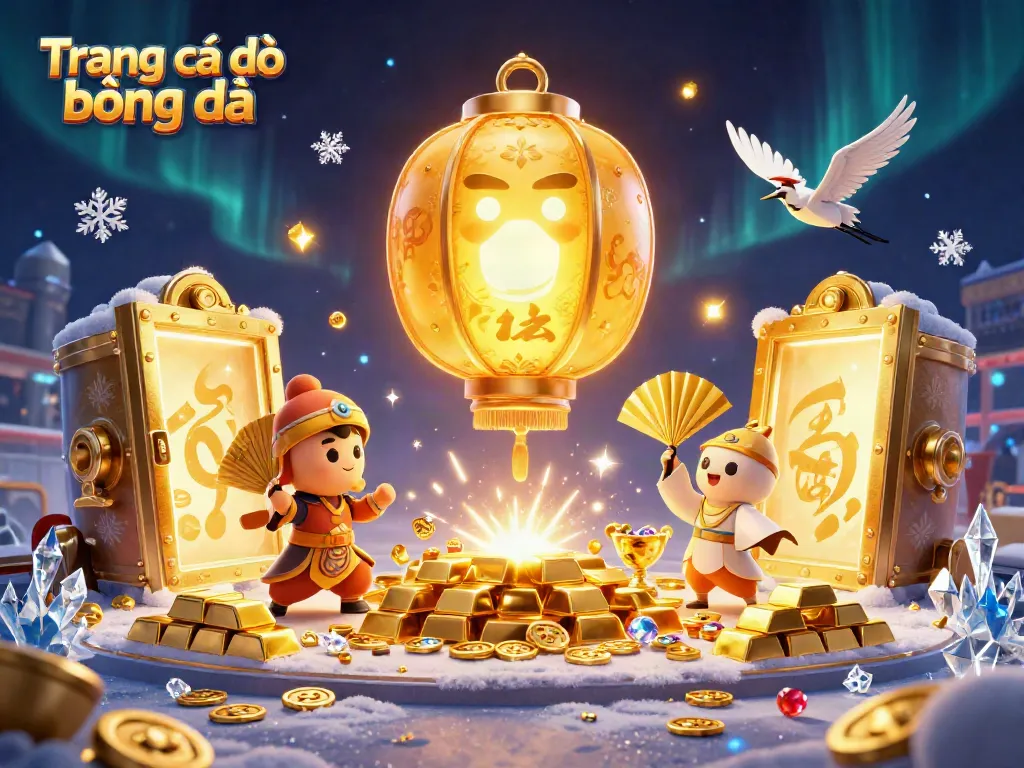 Experience the thrill of Trang cá độ bóng đá with vibrant scenes of sports betting and golden treasures.