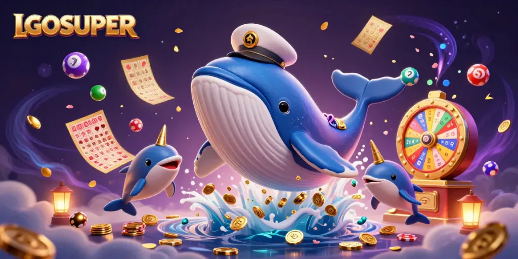 Experience the excitement of LGOSUPER with vibrant 3D characters and thrilling gaming elements.