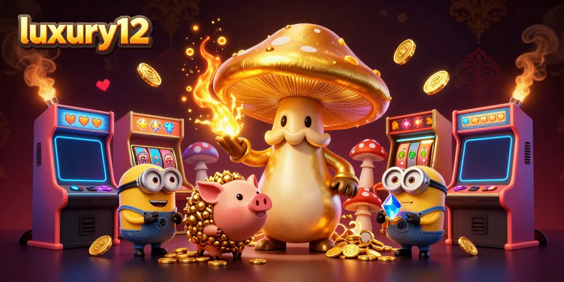 Engage in thrilling gaming fun at luxury12 with enchanting characters, gold elements, and vibrant visuals!