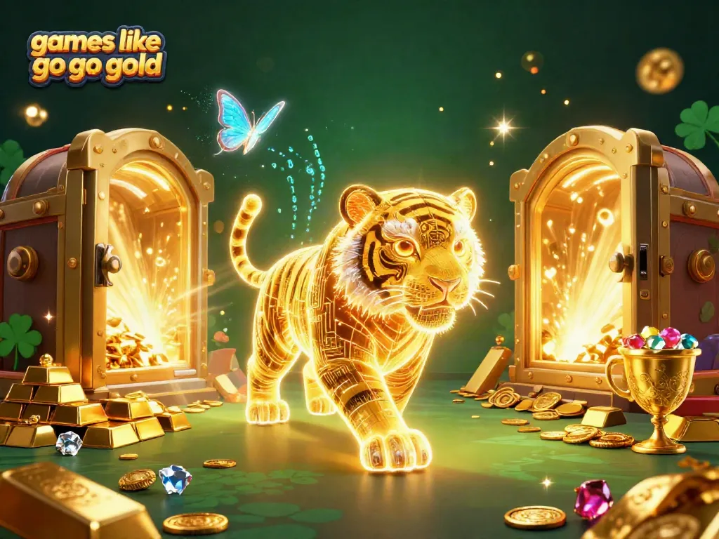 Play exciting games like go go gold in a vibrant digital casino with golden treasures.